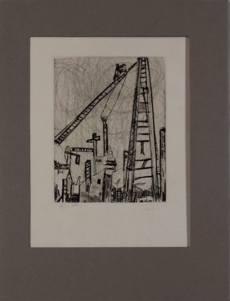 Engraving Verlon - Untitled from 'Avanguardia internazionale', vol. 4