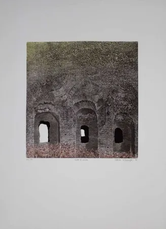 Etching And Aquatint Vernunft - Entro le mura