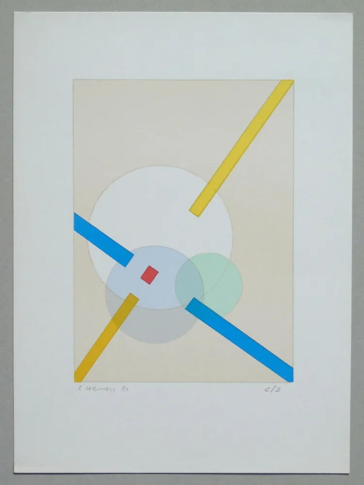 Lithograph Veronesi - Composizione