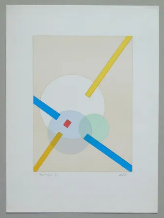 Lithograph Veronesi - Composizione