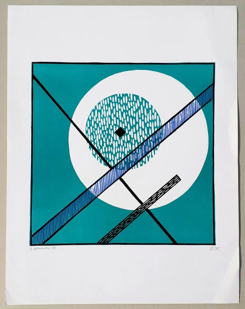 Lithograph Veronesi - Composizione