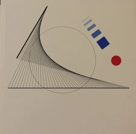 Lithograph Veronesi - CONSTRUCTION - EXACTA FROM CONSTRUCTIVISM TO SYSTEMATIC ART 1918-1985