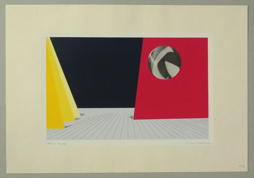 Lithograph Veronesi - Teatro 2 (tavola D)