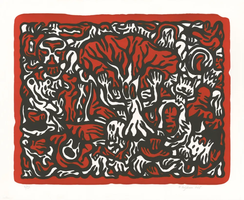 Lithograph Verschaere - The Outlaw Tree