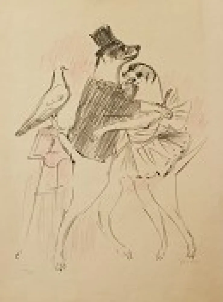 Lithograph Vertes - Le Cirque (The Circus) #8