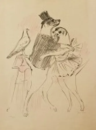 Lithograph Vertes - Le Cirque (The Circus) #8