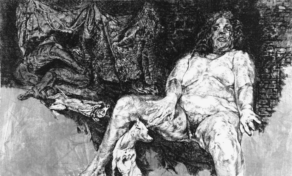 Engraving Vespignani - Ballata della Margotona