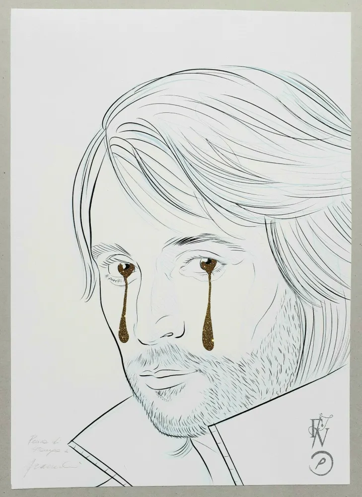 Screenprint Vezzoli  - TAKE my TEARS