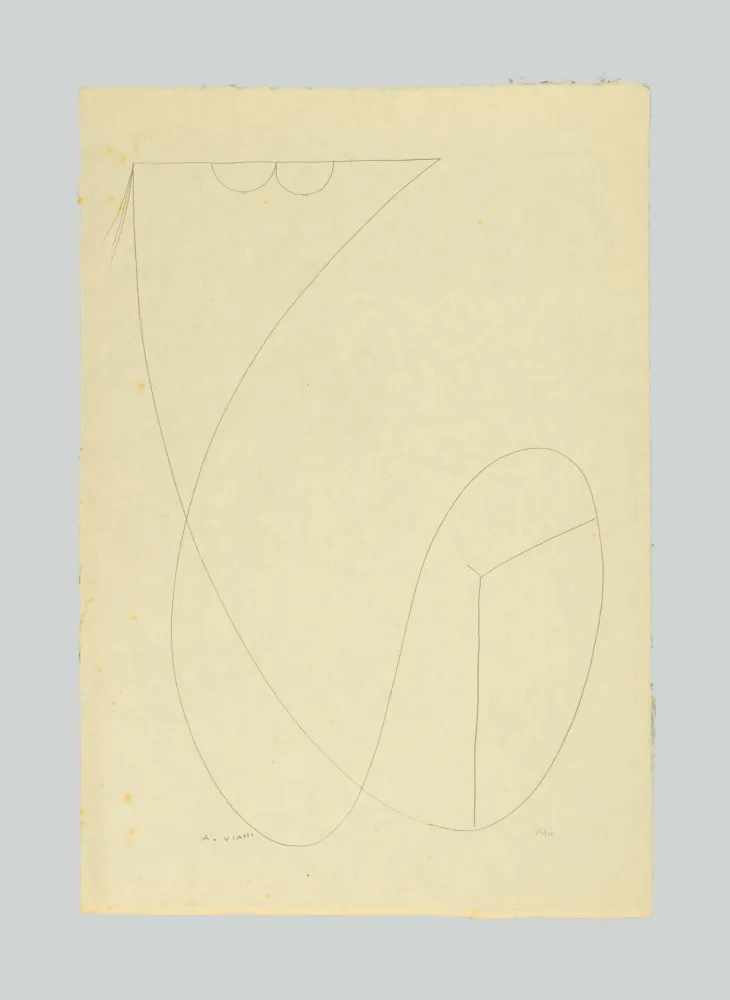 Lithograph Viani - Composizione