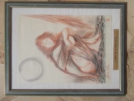 Lithograph Vicari - La Cioppa