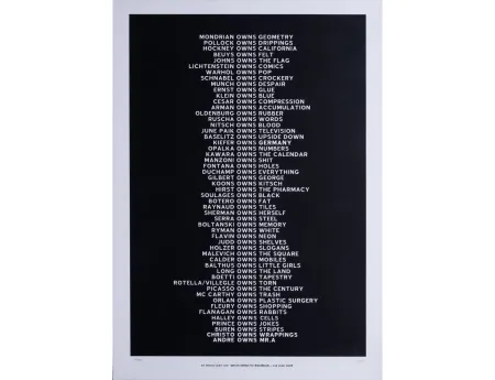 Screenprint Vidor - Art history (Part One) première version 