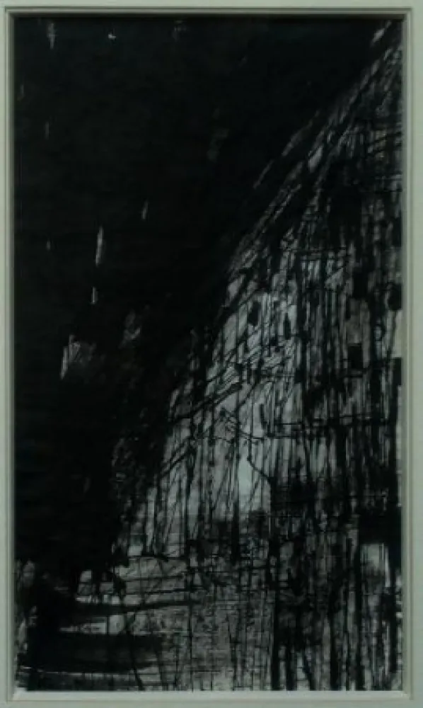 Lithograph Vieira Da Silva - Hommage Pessoa