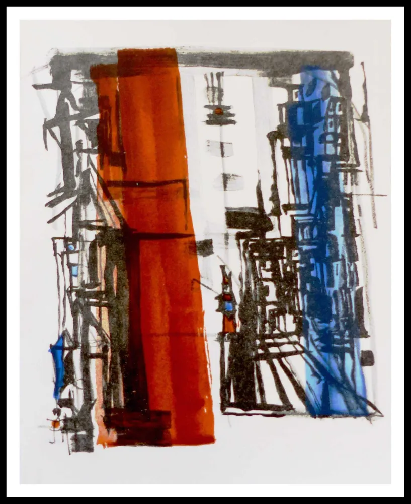 Lithograph Vieira Da Silva - Lithographie originale 