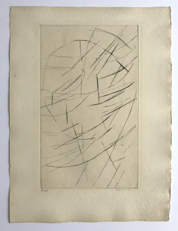 Etching Vieira Da Silva - Paroles peintes II