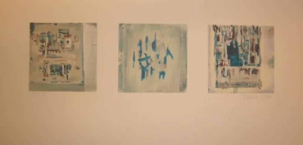 Lithograph Vieira Da Silva - Sans titre