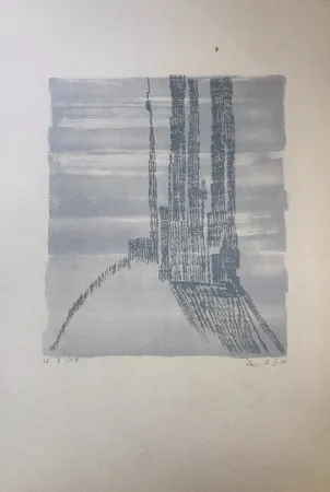 Lithograph Vieira Da Silva - Sans titre