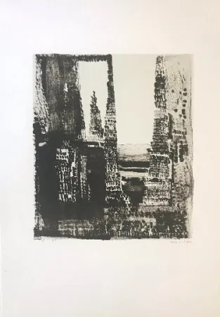 Lithograph Vieira Da Silva - Sans titre 2