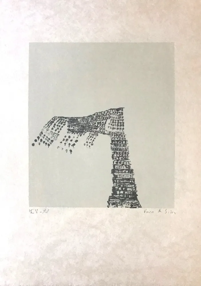 Lithograph Vieira Da Silva - Sans titre 3