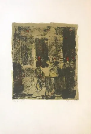 Lithograph Vieira Da Silva - Sans titre 5