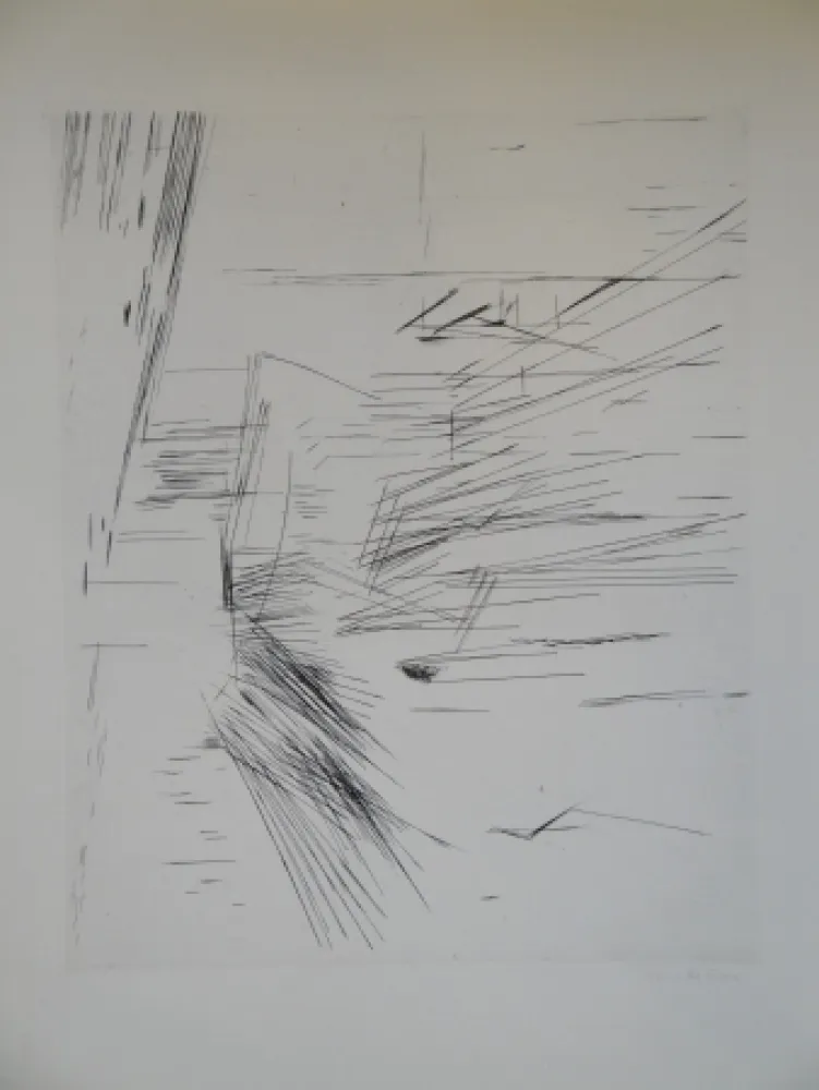 Etching Vieira Da Silva - Untitled