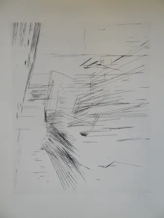 Etching Vieira Da Silva - Untitled