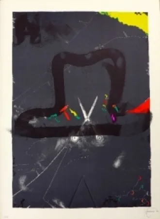 Lithograph Viladecans - Homenatge a Joan Prats 