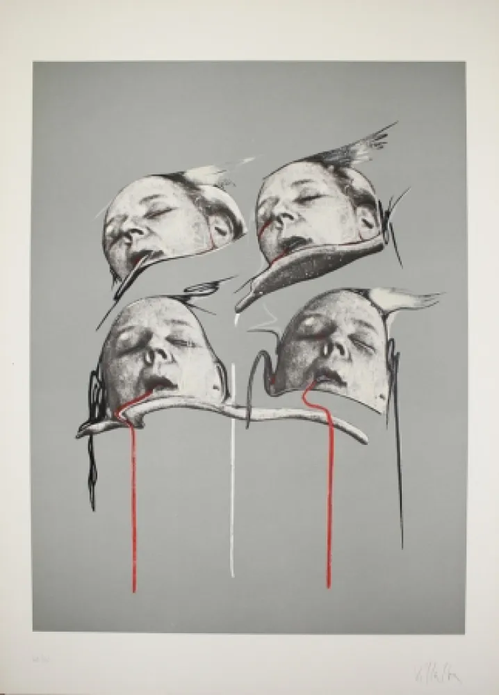 Lithograph Villalba  - Sin Título 3