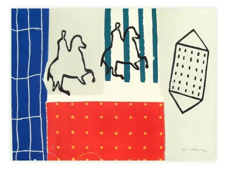 Etching Villarino - Serie El ajedrez y el tiempo