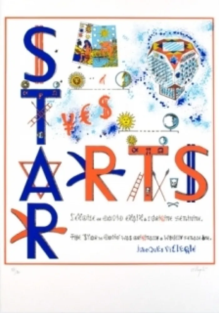 Screenprint Villeglé - Arts stars