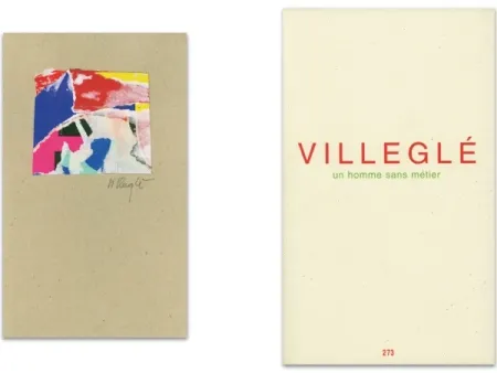 Illustrated Book Villeglé - L'Art en écrit