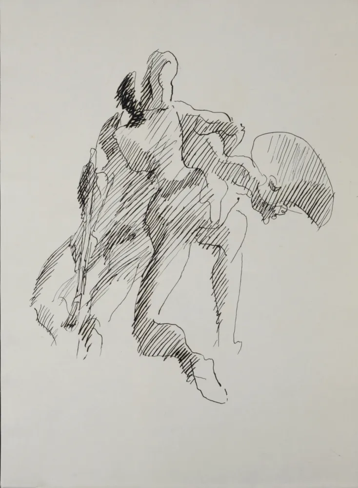 Etching Villon - Figure, 1962