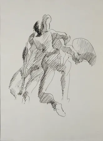 Etching Villon - Figure, 1962
