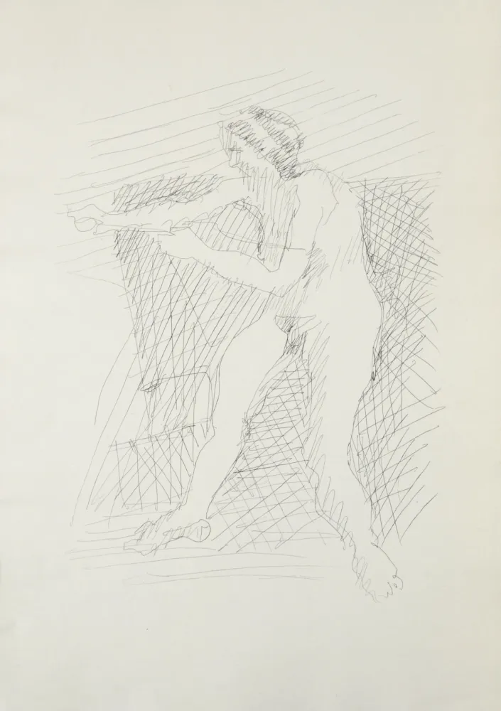Etching Villon - Figure, 1962