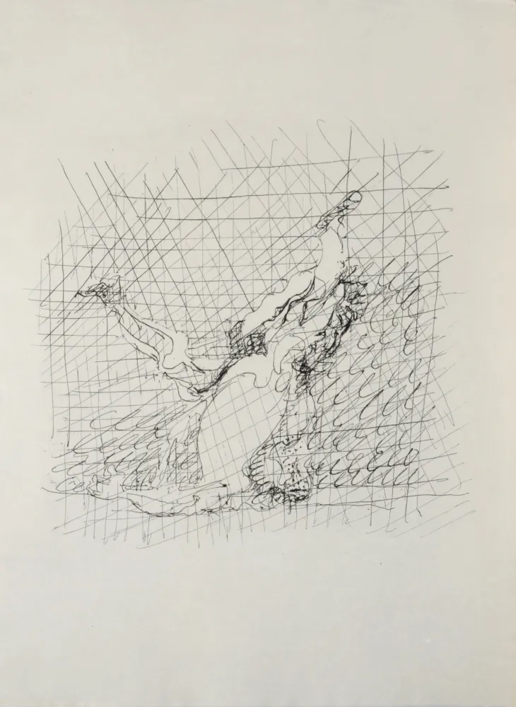 Etching Villon - Figure, 1962