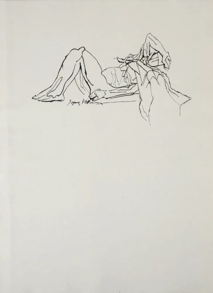 Etching Villon - Figure, 1962