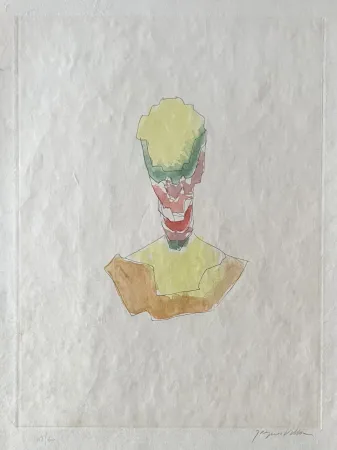 Etching Villon - Figure, 1962