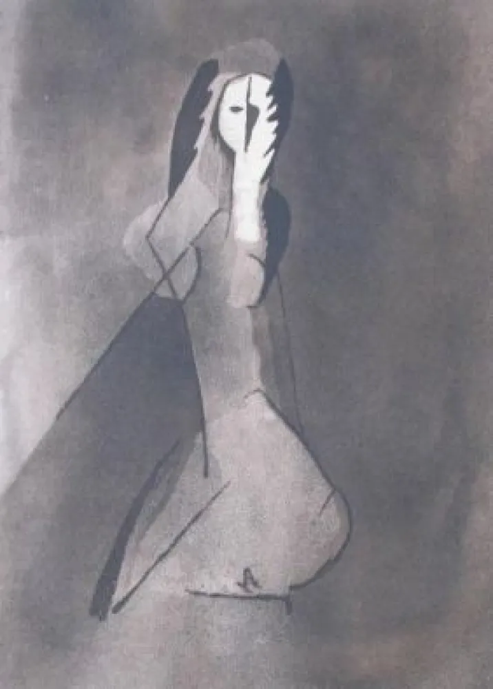 Etching And Aquatint Villon - La Dame Espagnole