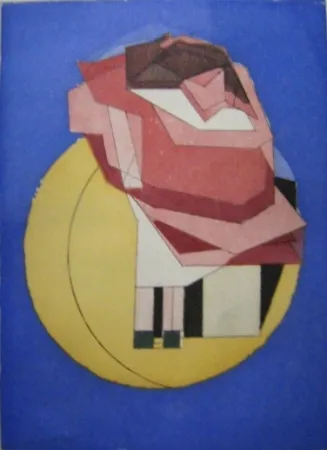 Aquatint Villon - La Poupee