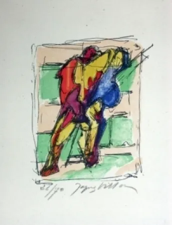 Lithograph Villon - Sans titre 3