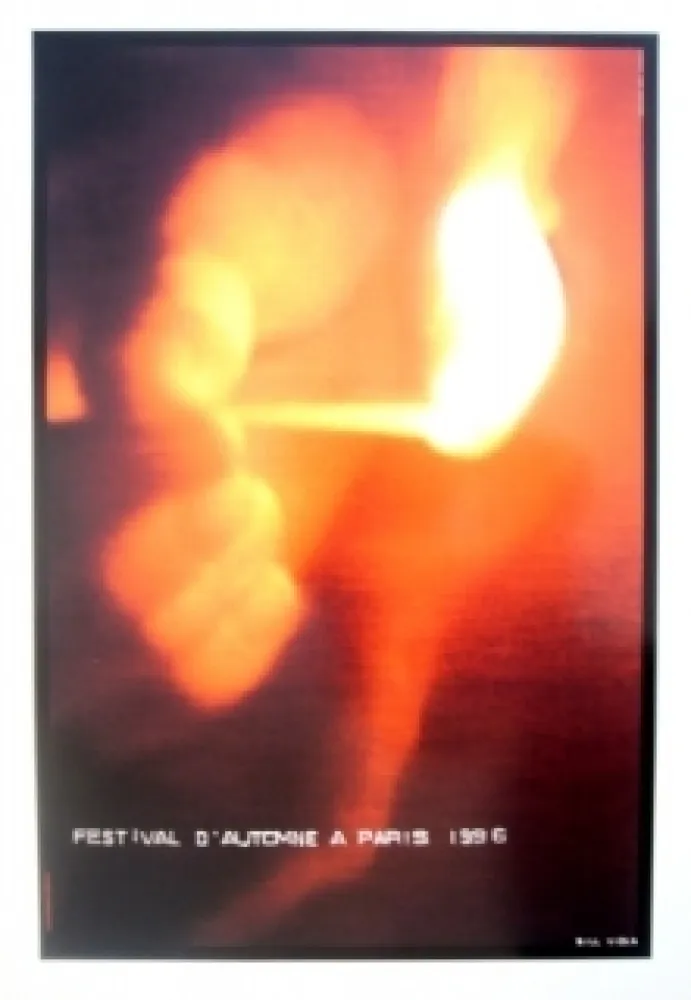 Screenprint Viola - Festival d'automne à Paris 1996