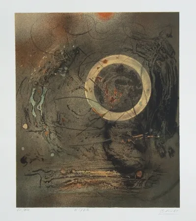 Lithograph Visat - Hiver