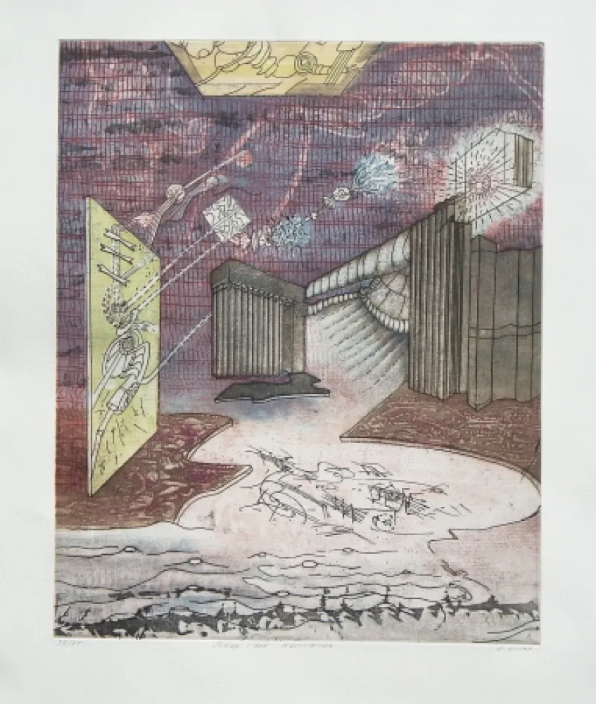 Etching And Aquatint Visat - Songe d'une nuit d'hiver