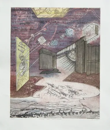 Etching And Aquatint Visat - Songe d'une nuit d'hiver