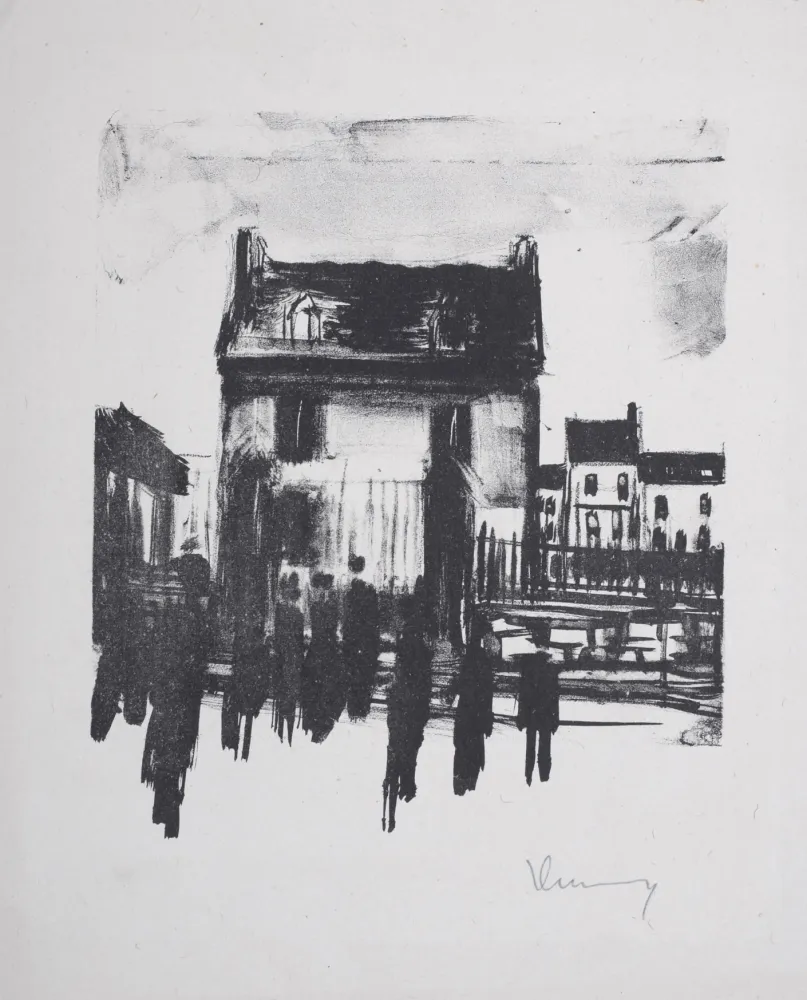 Lithograph Vlaminck - Le Diable au corps, 1926