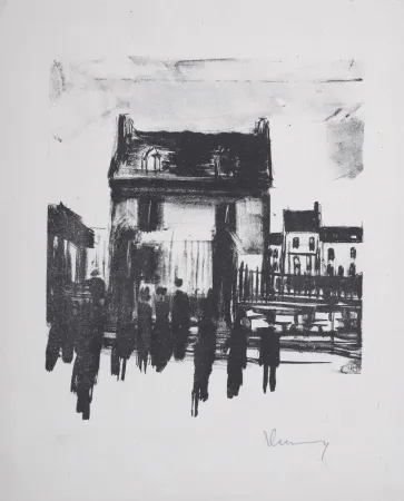 Lithograph Vlaminck - Le Diable au corps, 1926