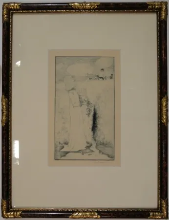 Engraving Vogeler - Am Quell