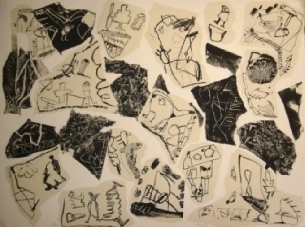 Lithograph Voss - Aus der Erinnerung