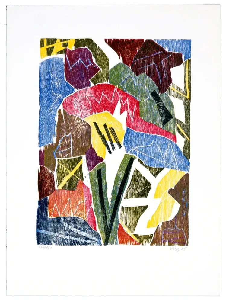 Woodcut Voss - Chemin de bois