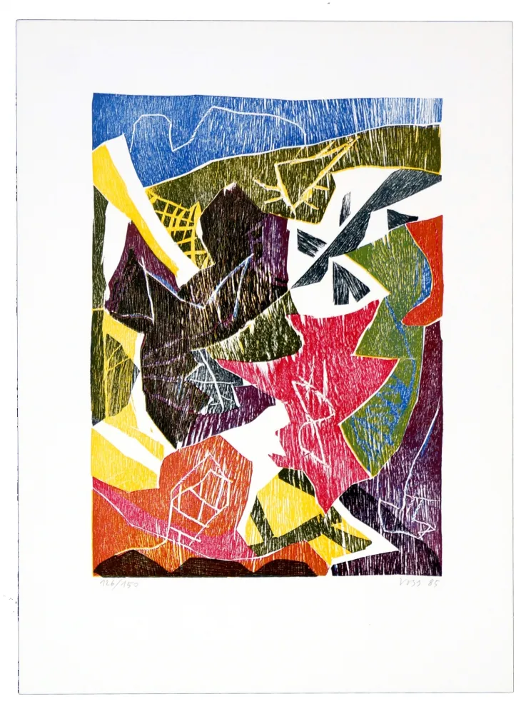 Woodcut Voss - Chemin de bois