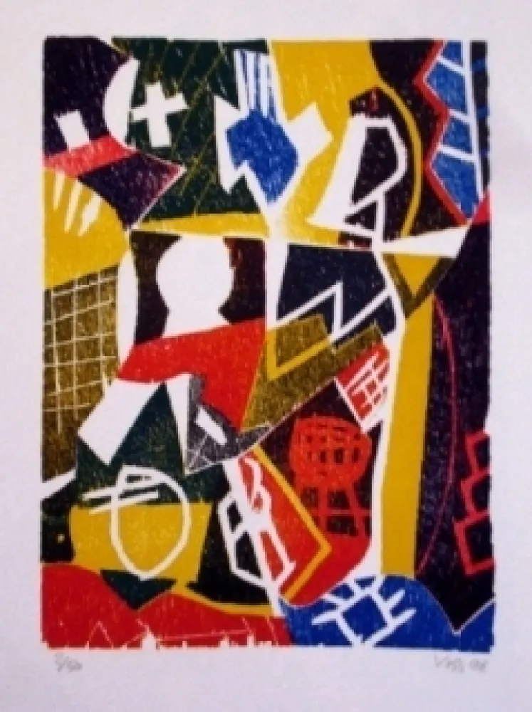 Woodcut Voss - Freischütz